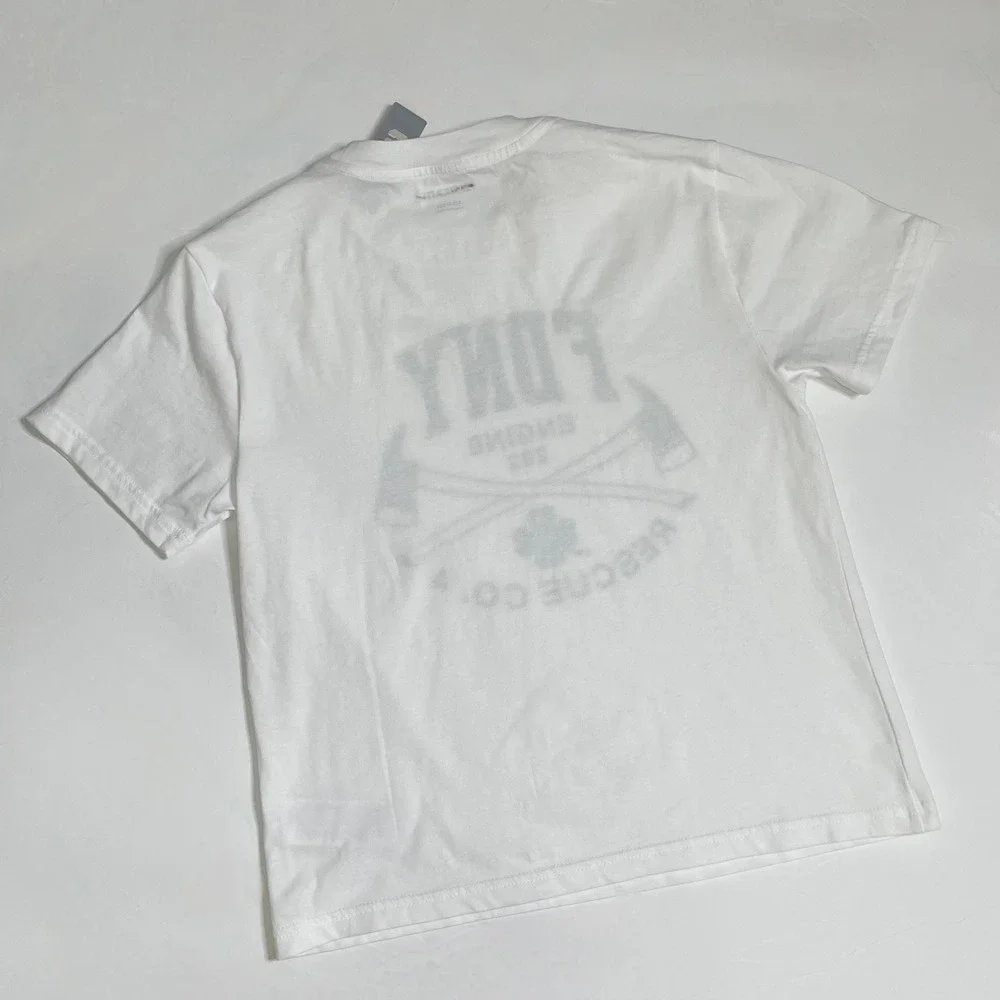 NWT!! J. CREW‎ Crewcuts Kids' FDNY Limited Edition Short Sleeve Shamrock L 10-11